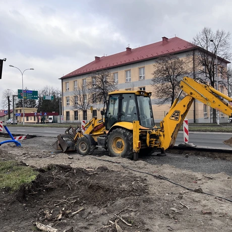 Rozbudowa skrzyżowania ul. Lwowskiej i ul. Mieszka I [luty 2023] - fot 11